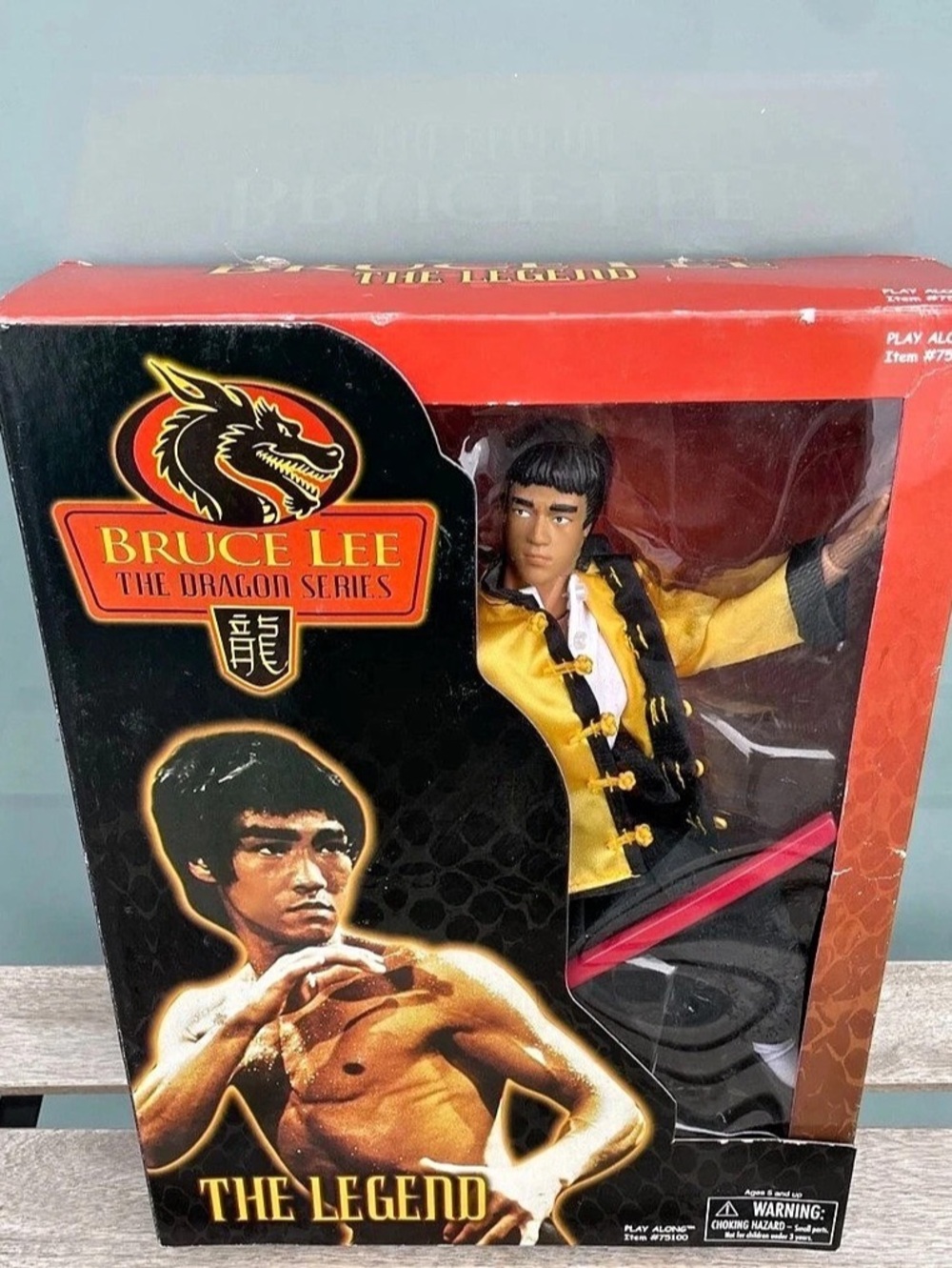 Play Along Bruce Lee The Legend 12" Action Figure SEALED Dragon Series 2000